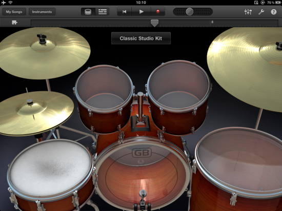 iPad GarageBand