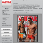 Vanity Fair Comes to iPad and iPhone. Awkward Screenshot Included