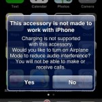 You can’t charge the iPhone 3G on (some) iPod Audio Systems