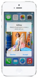iOS 7 airdrop