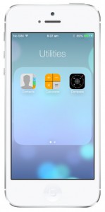 iOS 7 screenshots folders