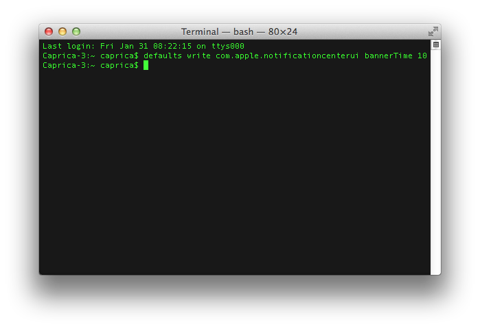 How To Make OS X Notification Banners More Persistent - Apple Gazette
