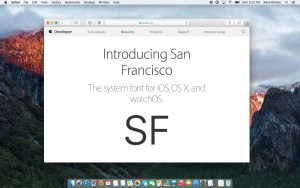 new ios 9 font san francisco