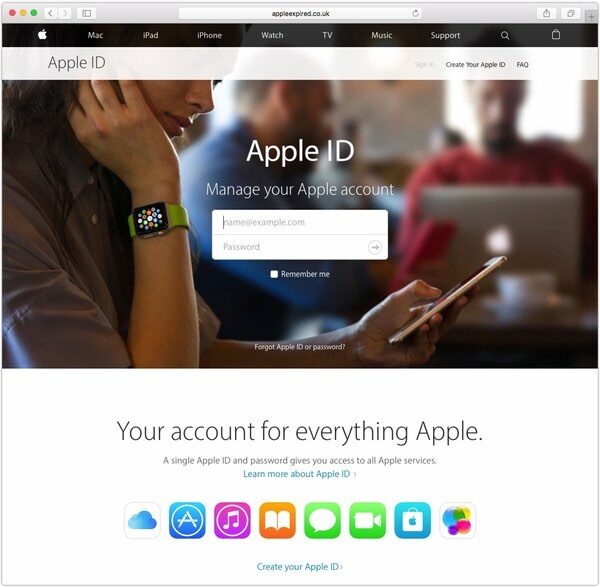 apple id scam