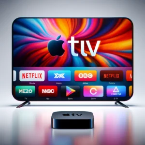 Apple TV on a white background