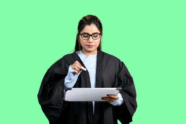 a man holding a piece of paper