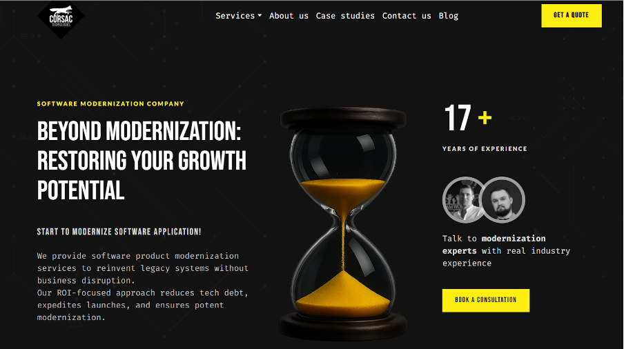 Corsac Technologies home page