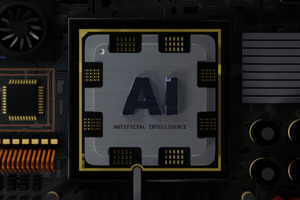 a computer chip with the letter ai on it
