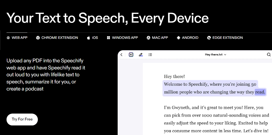 Speechify