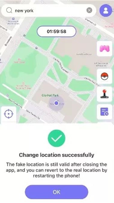GPS Location changed