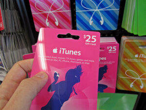 iTunes gift cards